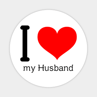 I love my husband Magnet